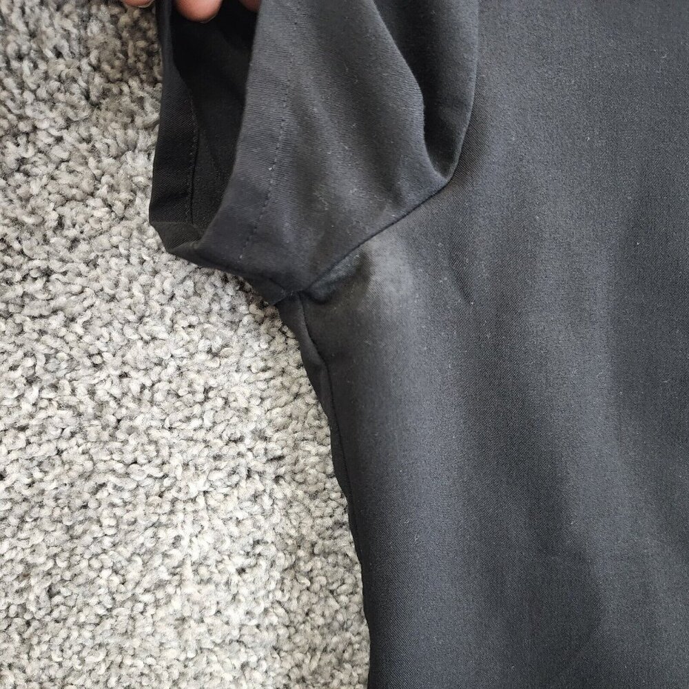 FIGS Scrubs Top Womens XXS Black Technical Stretch Short Sleeve V-Neck Pocket - Picture 9 of 9